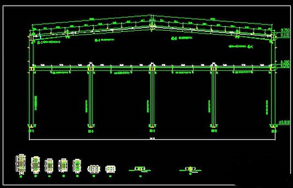 鋼結構廠房設計圖和施工圖有什么關系?